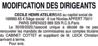 Contenu publication