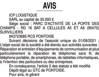 Contenu publication