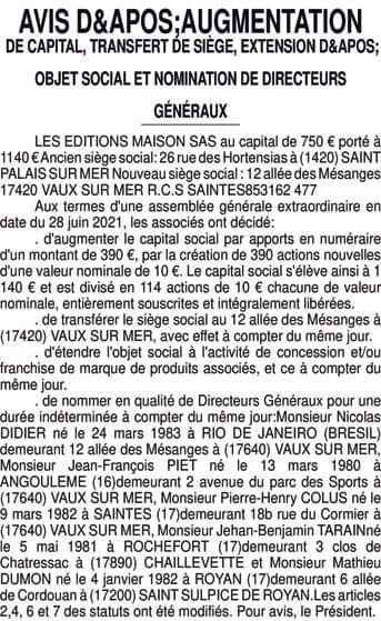 Contenu publication
