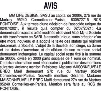 Contenu publication