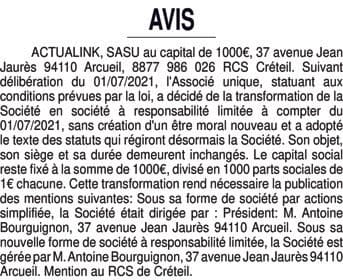Contenu publication