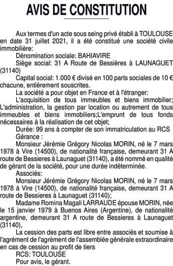 Contenu publication