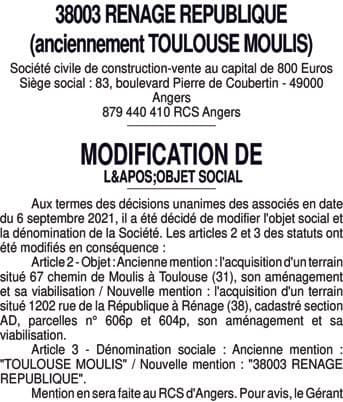 Contenu publication