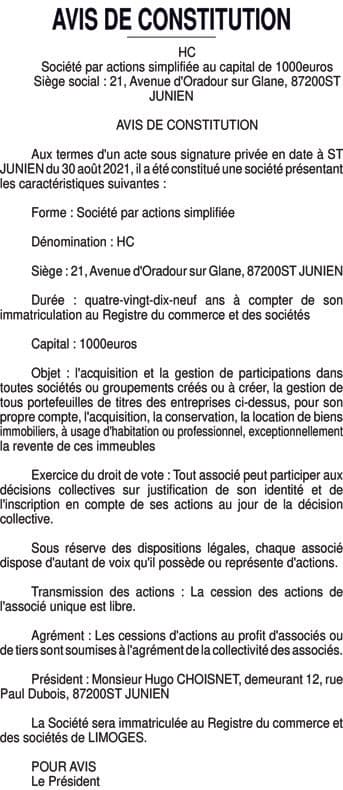 Contenu publication