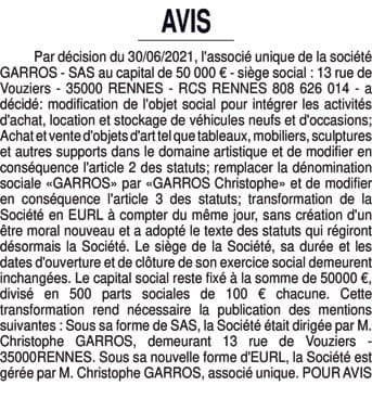 Contenu publication