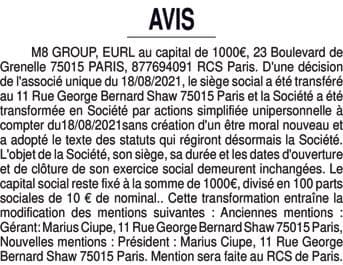 Contenu publication