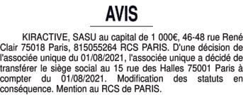 Contenu publication