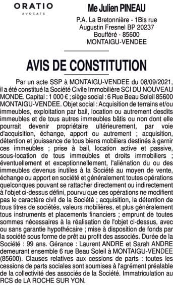 Contenu publication