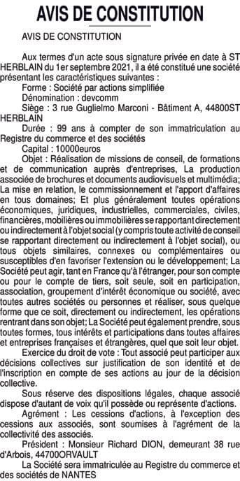 Contenu publication