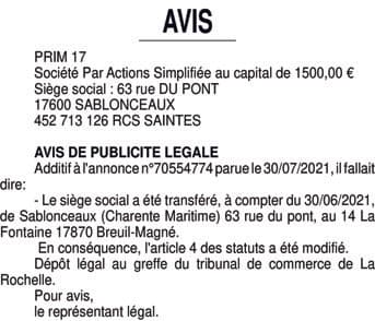 Contenu publication