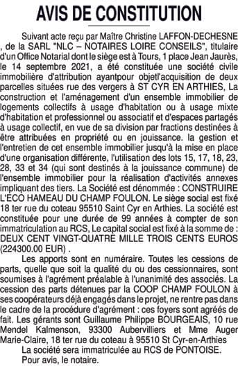 Contenu publication