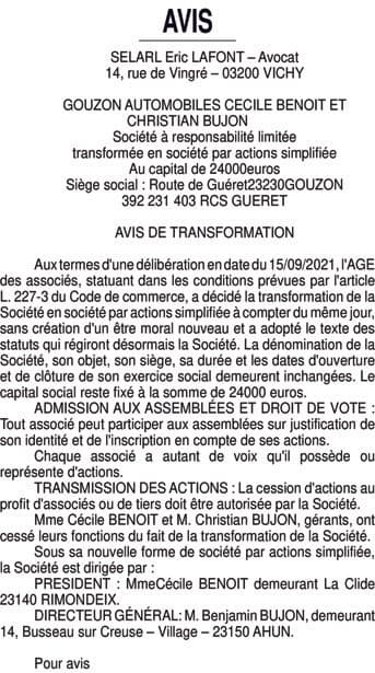 Contenu publication