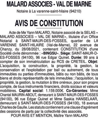 Contenu publication