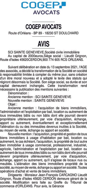 Contenu publication