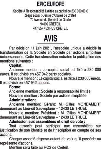 Contenu publication