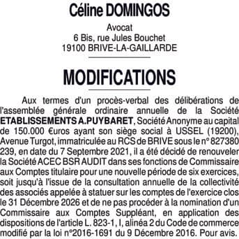 Contenu publication