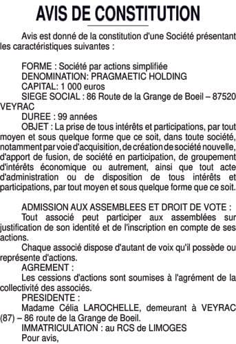 Contenu publication