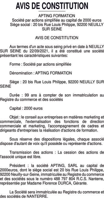 Contenu publication