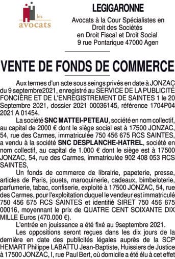 Contenu publication
