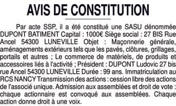 Contenu publication