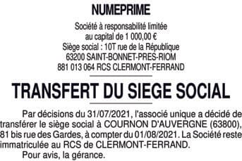 Contenu publication