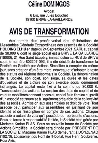 Contenu publication