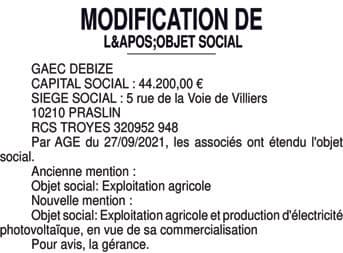 Contenu publication