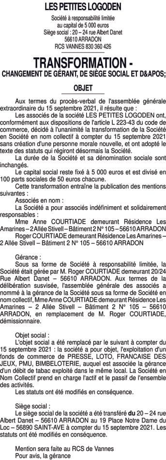Contenu publication