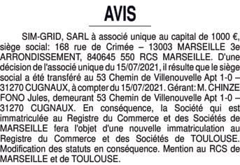 Contenu publication