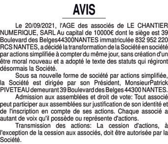 Contenu publication