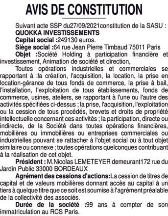 Contenu publication