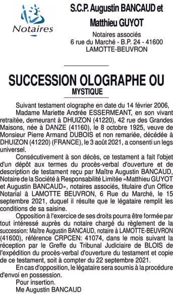 Contenu publication