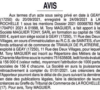 Contenu publication