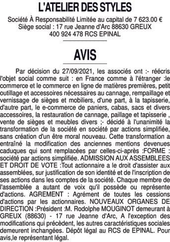 Contenu publication