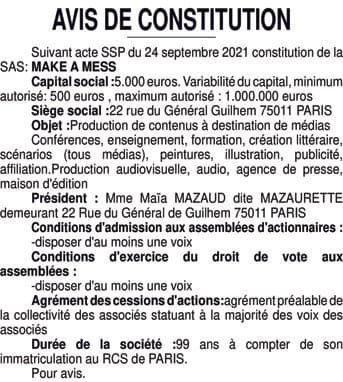 Contenu publication
