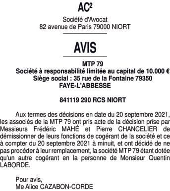 Contenu publication