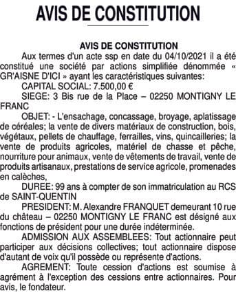Contenu publication