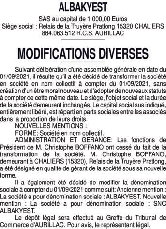 Contenu publication