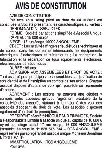 Contenu publication