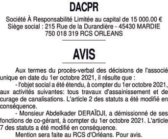 Contenu publication