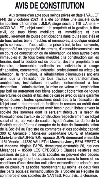Contenu publication