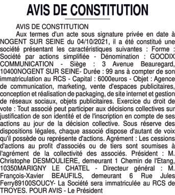 Contenu publication