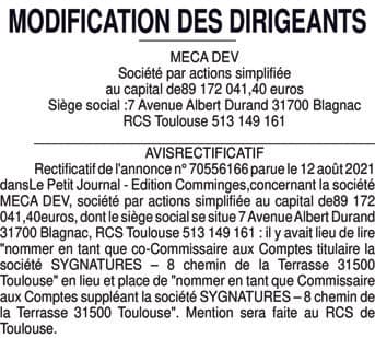 Contenu publication