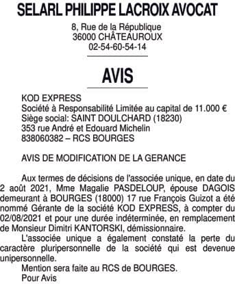 Contenu publication