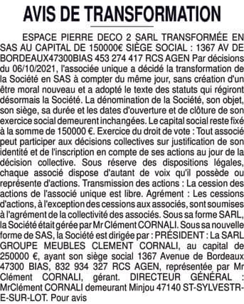 Contenu publication