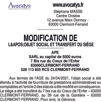 Contenu publication