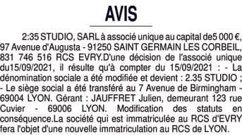 Contenu publication