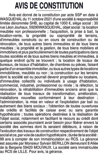 Contenu publication