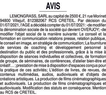 Contenu publication
