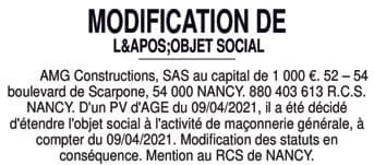 Contenu publication
